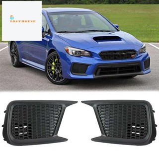 กระจังครอบไฟตัดหมอก ด้านหน้า ลายรังผึ้ง 57731VA400 57731VA410 สําหรับ Subaru WRX STI 2018 2019 2020 1 คู่