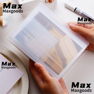 Maxg สมุดอัลบั้มรูปภาพ พลาสติก ขนาด A6 40 หน้า สําหรับนักเรียน