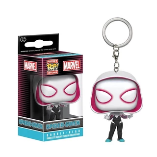 Spider Miles Morales Peter Parker GWEM พวงกุญแจจี ้ Action Figure ตุ ๊ กตาอะนิเมะของเล ่ นสําหรับแฟนๆ