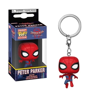 Spider Miles Morales Peter Parker GWEM พวงกุญแจจี ้ Action Figure ตุ ๊ กตาอะนิเมะของเล ่ นสําหรับแฟนๆ