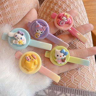 Kawaii Sanrios Anime Kuromi Melody Cinnamoroll สําหรับผู้หญิง 5 ชิ้น