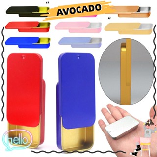 Avocarr กล่องดีบุก ใส่ยา แบบกด ขนาดเล็ก หลายสี สําหรับฝึกซ้อม