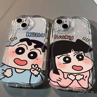 เคสซิลิโคนนิ่ม แบบใส ลายการ์ตูน Xiaoxin Xiaoai กันกระแทก สําหรับ iPhone 7 8 Plus XS XR X XS max 11 12 13 14 15 Pro max 12 Pro 13 Pro max 14 เคสป้องกัน Pro max