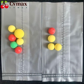 Cvmax ถุงใส่เหยื่อตกปลา PVA แบบใส ละลายเร็ว ฟิล์มลายนูน เป็นมิตรกับสิ่งแวดล้อม สําหรับตกปลาคาร์พ 100 ชิ้น