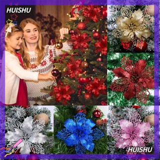 Hs ดอกไม้ประดิษฐ์ หลากสี สําหรับตกแต่งต้นคริสต์มาส
