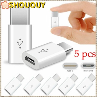 Shououy อะแดปเตอร์แปลงข้อมูล Android Micro USB ตัวเมีย ตัวผู้ ตัวเมีย