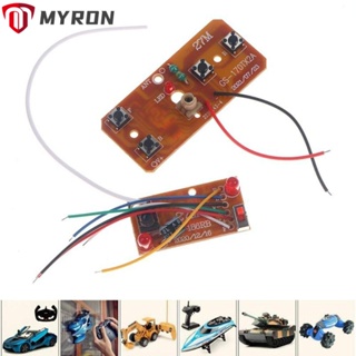 Myron บอร์ดส่งสัญญาณ 2CH PCB 4CH 27MHz อุปกรณ์เสริม สําหรับรถบังคับ 2 คู่