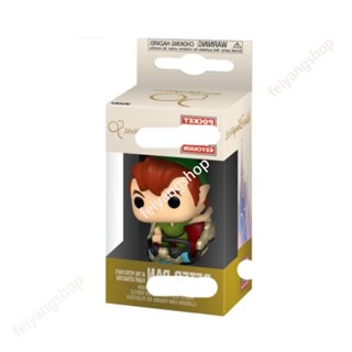 ใหม่ พวงกุญแจ ฟิกเกอร์ Peter Pan Funko POP Peter Pan สําหรับของขวัญ