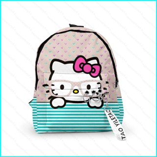 Doly Sanrio กระเป๋าเป้สะพายหลัง อเนกประสงค์ พิมพ์ลาย Hello Kitty ความจุขนาดใหญ่ กันน้ํา ระบายอากาศ สําหรับผู้หญิง และผู้ชาย