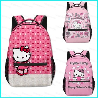 Doly Sanrio กระเป๋าเป้สะพายหลัง อเนกประสงค์ พิมพ์ลาย Hello Kitty ความจุขนาดใหญ่ ระบายอากาศ สําหรับผู้หญิง และผู้ชาย