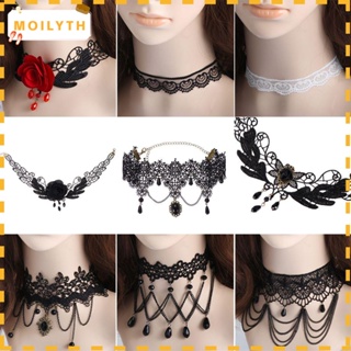 Moilyth สร้อยคอโช้คเกอร์ แนวโกธิค เซ็กซี่ เครื่องประดับ สไตล์โบโฮ