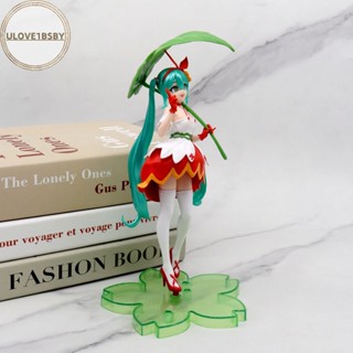 Ulove1bsby ตุ๊กตาฟิกเกอร์ อนิเมะ Taito Vocaloid Hatsune Miku 13 ซม. TH