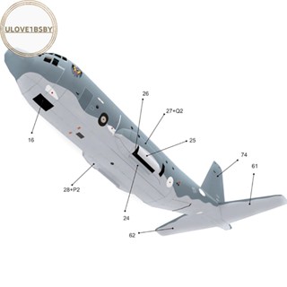 Ulove1bsby โมเดลกระดาษ เครื่องบินรบทหาร AC130 TH