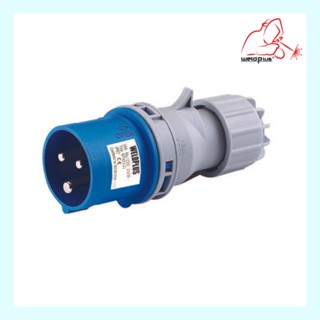 INDUSTRIAL PLUG &amp; SOCKET เพาเวอร์ปลั๊กตัวผู้ 3ขา IP44 16A HTN013 แบรนด์ Weldplus