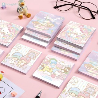 50 แผ่น/หนังสือการ์ตูนอะนิเมะ Sanrio Sticky Note Post-it Note Kuromi สติกเกอร์น่ารัก Hello Kitty กระดาษโน้ต Cinnamoroll กระดาษตกแต่งของขวัญนักเรียน TH