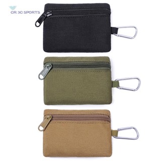 กระเป๋าสตางค์ EDC Molle มีซิป ขนาดเล็ก แบบพกพา เหมาะกับการเดินทางกลางแจ้ง