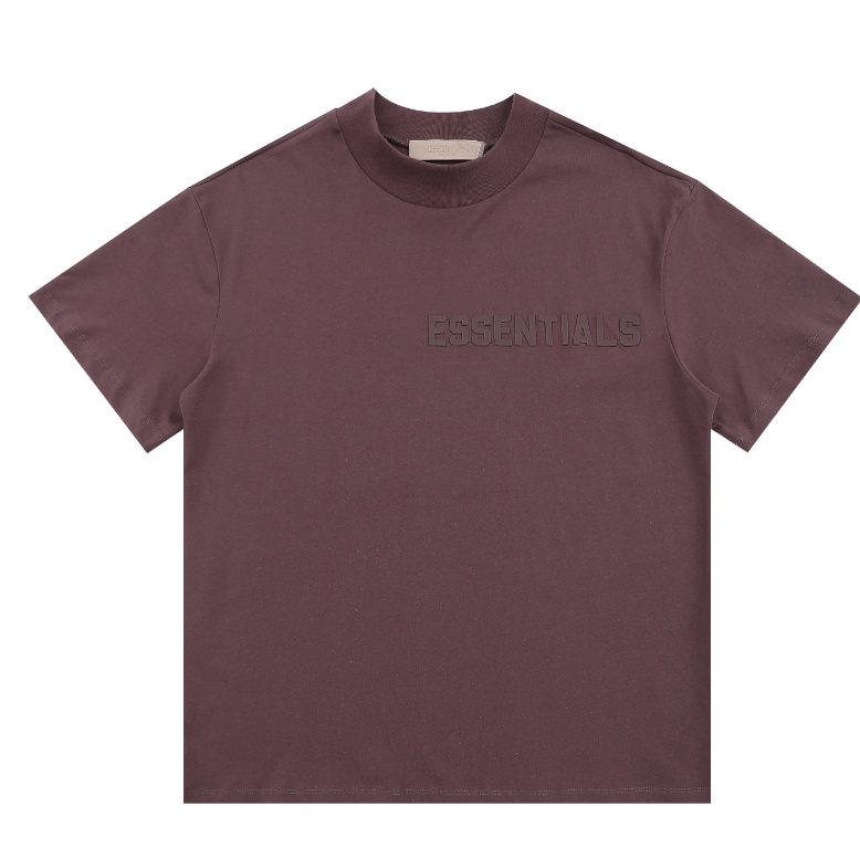 Essentials ใหม่ เสื้อยืดแขนสั้น ทรงหลวม พิมพ์ลายตัวอักษร FOG Season 9 High Street 3D แฟชั่นฤดูร้อน ส