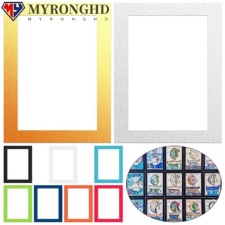 Myronghd กรอบรูปกระดาษแข็ง ทรงสี่เหลี่ยม เรียบง่าย สําหรับตกแต่งผนัง DIY