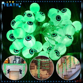 Teath สายไฟหิ่งห้อย LED 30 ดวง 8 โหมด 16.4 ฟุต ใช้แบตเตอรี่ สําหรับตกแต่งปาร์ตี้ฮาโลวีน