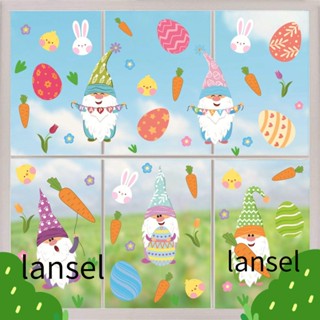 Lansel สติกเกอร์ติดผนัง ลายการ์ตูนคนแคระ ไข่อีสเตอร์ สําหรับตู้เย็น