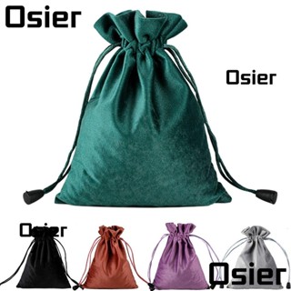 Osier1 ถุงเก็บผ้ากํามะหยี่ สีดํา กันฝุ่น ขนาด 8x10 ซม. 10x15 ซม. สําหรับจัดระเบียบ