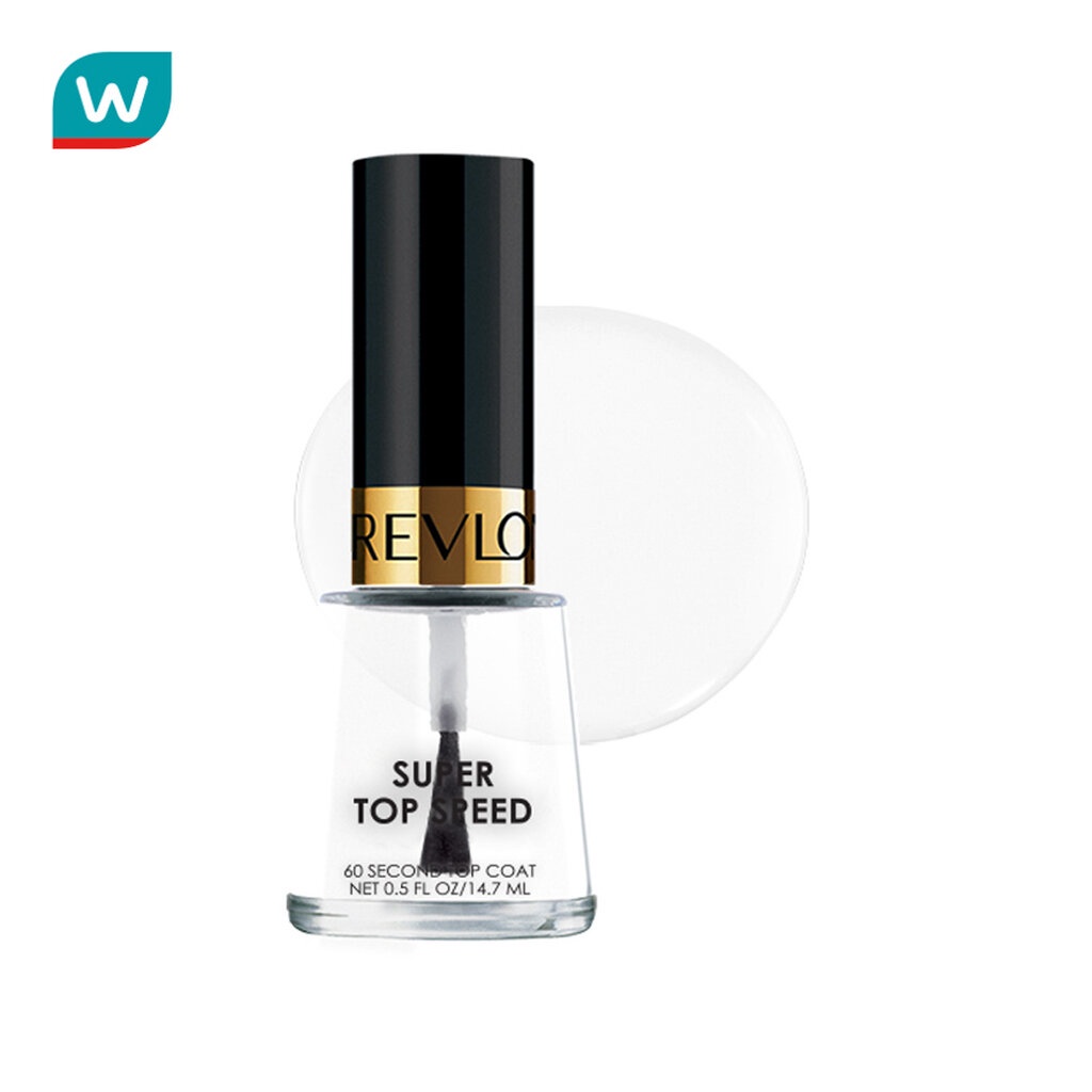 Revlon เรฟลอน ซุปเปอร์ ท็อป สปีด 60เซคกัน ท็อป โค้ต 14.7มล.