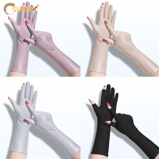 Sukaa ถุงมือกันแดด กันลื่น ยาวปานกลาง สําหรับผู้หญิง