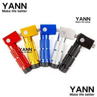 Yann1 ที่พักเท้า อลูมิเนียมอัลลอย น้ําหนักเบา พับได้ อุปกรณ์เสริม สําหรับรถจักรยานยนต์