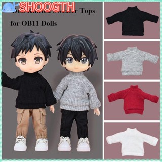 Shoogth เสื้อกันหนาวลําลอง ผ้าถัก แฮนด์เมด DIY สําหรับตุ๊กตาเด็ก