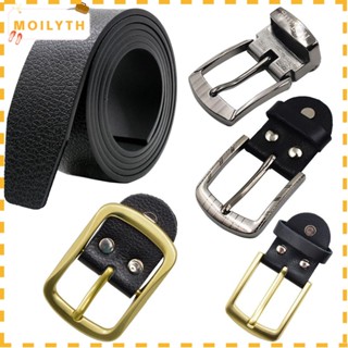 Moilyth หัวเข็มขัดหนังแท้ อุปกรณ์เสริม สําหรับผู้ชาย