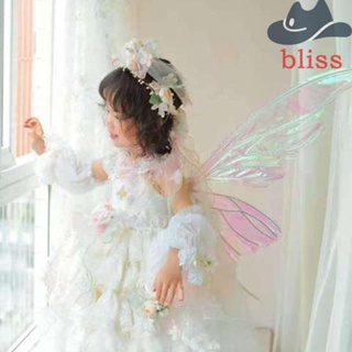 Bliss ปีกผีเสื้อนางฟ้า สร้างสรรค์ สําหรับเด็ก ตกแต่งบ้าน คอสเพลย์ ปีกนางฟ้า สตูดิโอ ถ่ายภาพ Pros ฮาโลวีน ข้อดี เครื่องแต่งกายคอสเพลย์