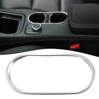 ⚡NEW 9⚡1X ABS Chrome Center Water Cup Holder Frame Trim Cover For Benz A B CLA  New