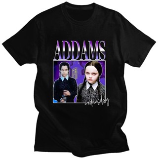 เสื้อยืด พิมพ์ลาย I Hate Everything Wednesday Addams Nevermore Academy ขนาดใหญ่ สไตล์โกธิค สําหรับผู้ชาย