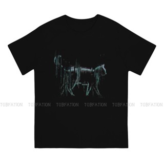 เสื้อยืด ผ้าฝ้าย 100 พิมพ์ลายกราฟฟิค The Matrix Neo Film Techno Cat ขนาดใหญ่ สไตล์คลาสสิก สําหรับผู้ชาย