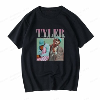 เสื้อยืดผ้าฝ้าย แขนสั้น พิมพ์ลาย Tyler The Creator สไตล์ฮิปฮอป ขนาดใหญ่ สําหรับผู้ชาย Y2K