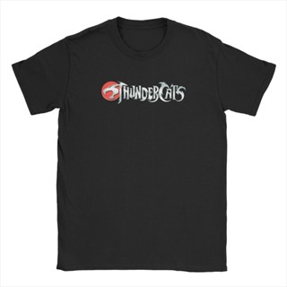 เสื้อยืด ผ้าฝ้าย พิมพ์ลายโลโก้ Thundercats ขนาดใหญ่ สําหรับผู้ชาย ไซซ์ 4Xl 5Xl 6Xl