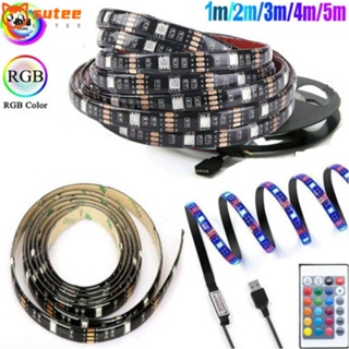 Sutee แถบไฟ Led หลากสีสัน สําหรับตกแต่งพื้นหลังทีวี คริสต์มาส DIY