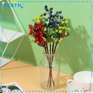 Teath ดอกไม้ประดิษฐ์ DIY ดอกไม้ปลอม พลาสติก