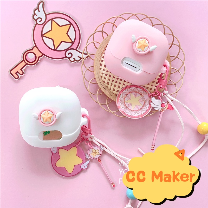 For Anker Soundcore Liberty 4 NC Case Cute Sailor Moon Pendant Soundcore Liberty 4 Silicone Soft Cas