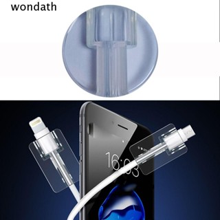 Wonda ตัวป้องกันสายชาร์จ แบบใส TPU สําหรับ iPhone Home