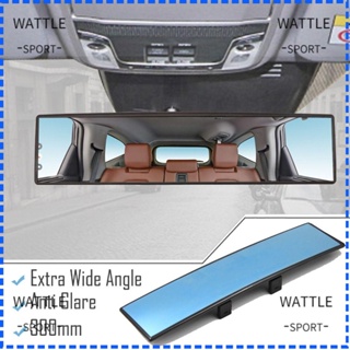 Wattle กระจกมองหลัง มุมกว้าง พาโนรามา แบบพกพา ความแข็งแรงสูง สําหรับตกแต่งภายในรถยนต์