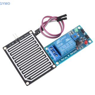 [cxGYMO] โมดูลเซนเซอร์ตรวจจับน้ําฝน + โมดูลรีเลย์ควบคุม dc 5v 12v สําหรับ arduino HDY