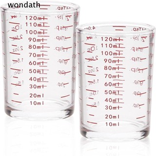 Wonda ถ้วยตวงกาแฟเอสเปรสโซ่ 120 มล. สีแดง 2 ชิ้น