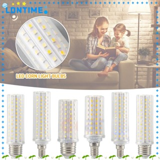 Lontime หลอดไฟ Led อลูมิเนียม 10W 20W 24W E14 E27 สว่างมาก สีขาว สําหรับติดเพดาน