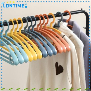 Lontime ไม้แขวนเสื้อ สีม่วง กันลื่น สําหรับผู้ใหญ่ เสื้อผ้า เสื้อโค้ท ไม้แขวนเสื้อ ไหล่กว้าง