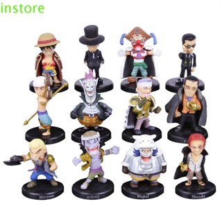 Instore ตุ๊กตาฟิกเกอร์ PVC รูปการ์ตูนลูฟี่ Moria Luffy ของเล่นสําหรับเด็ก