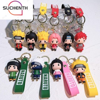 Suchenth พวงกุญแจ PVC ลายการ์ตูนนารูโตะ Uzumaki Kakashi 7 ซม. หลากสี สําหรับห้อยกระเป๋า