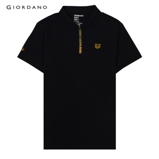 GIORDANO เสื้อโปโลผู้ชายแขนสั้น Mens Slim Fit Polo 01013232