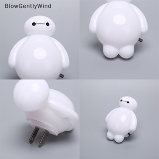 Blowgentlywind BayMax หลอดไฟกลางคืน LED รูปฮีโร่ตัวใหญ่ ประหยัดพลังงาน 6 ตัว น่ารัก ของขวัญสําหรับเด็ก