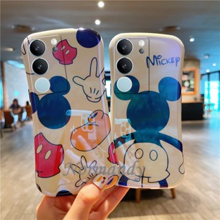 พร้อมส่ง เคสโทรศัพท์ซิลิโคน TPU แบบนิ่ม กันกระแทก ลายการ์ตูนน่ารัก สําหรับ VIVO V29 V27 V25 Pro Y76 X90 X80 Pro 5G